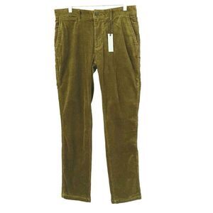 Taylor Stitch Democratic Foundation Pant Olive Cord Green Corduroy Men’s